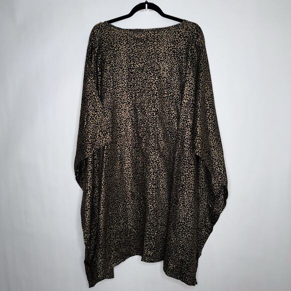 Swimsuits For All Women’s Animal Print Swim Cover Up Bead Neck Size 26/28 NWT - Picture 4 of 5